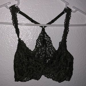 Hunter green bralette